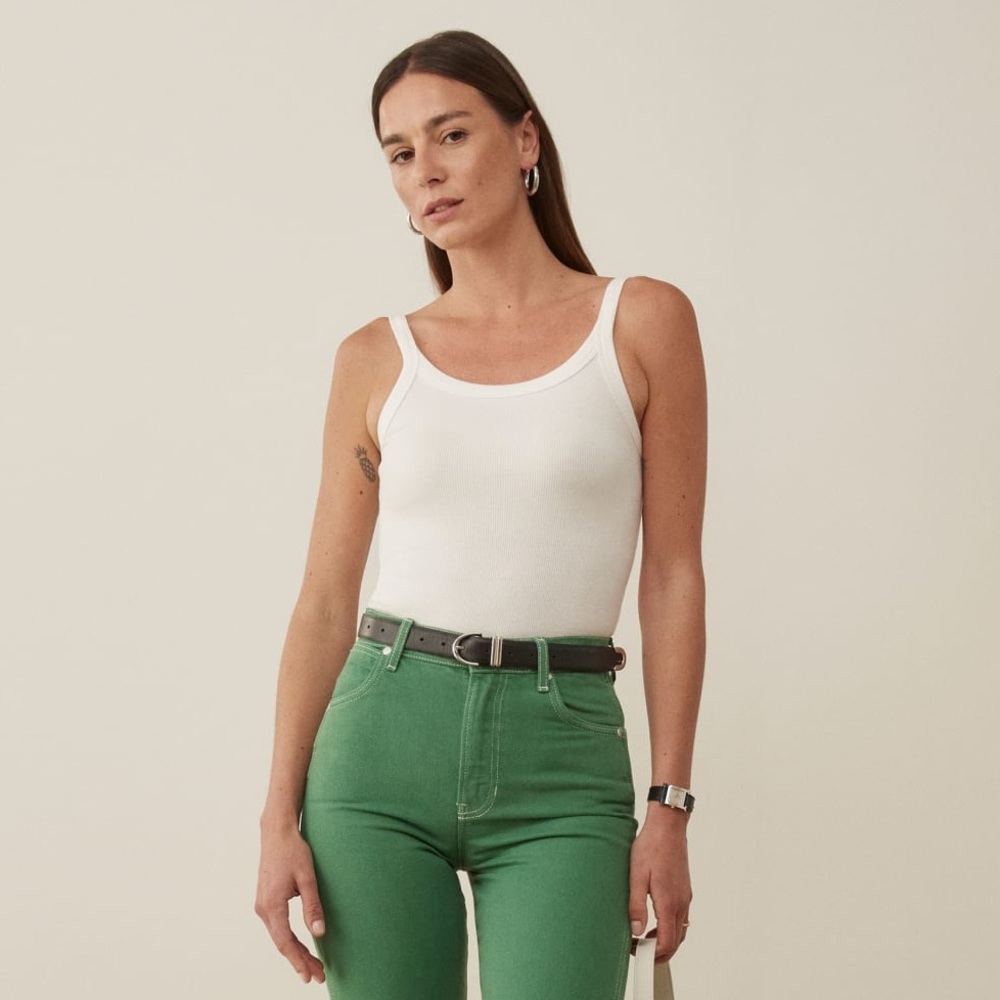 Reformation Calie Tank white sz small